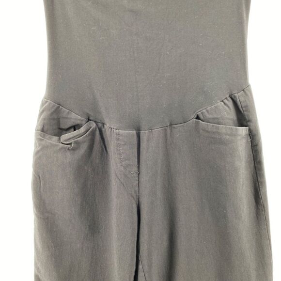 Motherhood Pants Women's Size small Maternity Pull-on Side Pockets Black Vintage - Picture 2 of 10